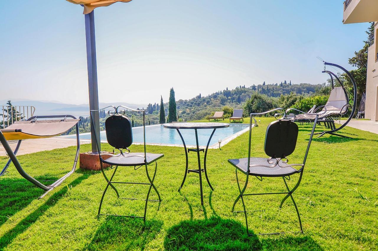 Ionian Sea View Villa By Whitedreamvillas Kato Korakiana Bagian luar foto