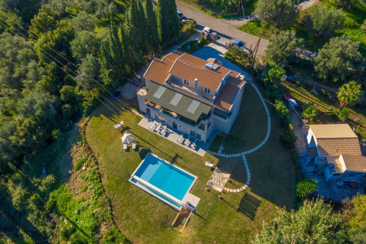 Ionian Sea View Villa By Whitedreamvillas Kato Korakiana Bagian luar foto