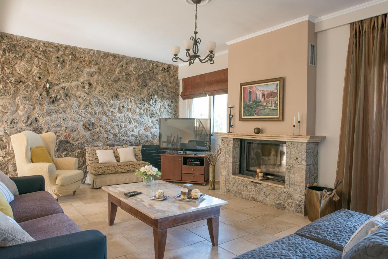Ionian Sea View Villa By Whitedreamvillas Kato Korakiana Bagian luar foto