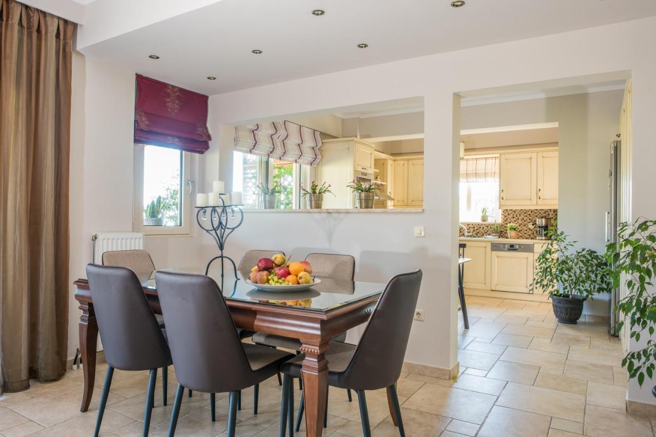 Ionian Sea View Villa By Whitedreamvillas Kato Korakiana Bagian luar foto