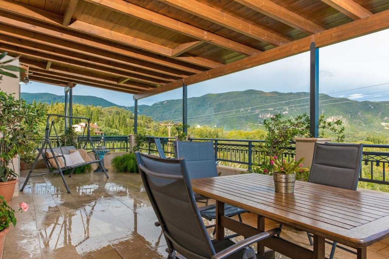Ionian Sea View Villa By Whitedreamvillas Kato Korakiana Bagian luar foto