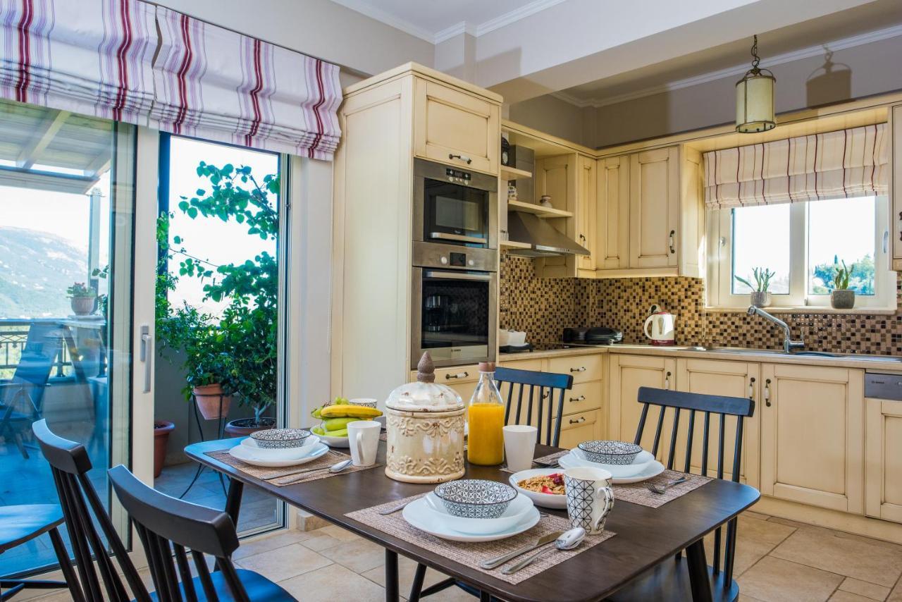 Ionian Sea View Villa By Whitedreamvillas Kato Korakiana Bagian luar foto