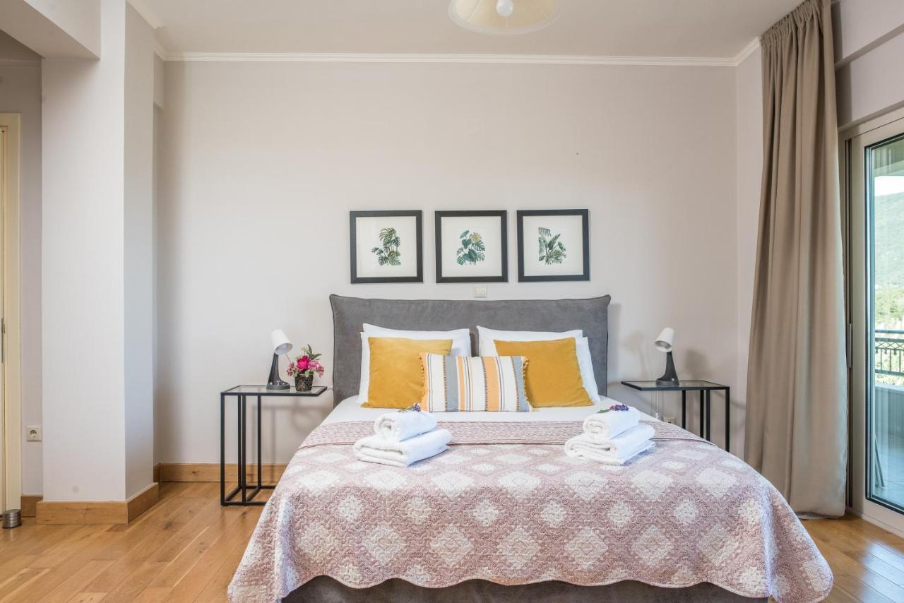 Ionian Sea View Villa By Whitedreamvillas Kato Korakiana Bagian luar foto