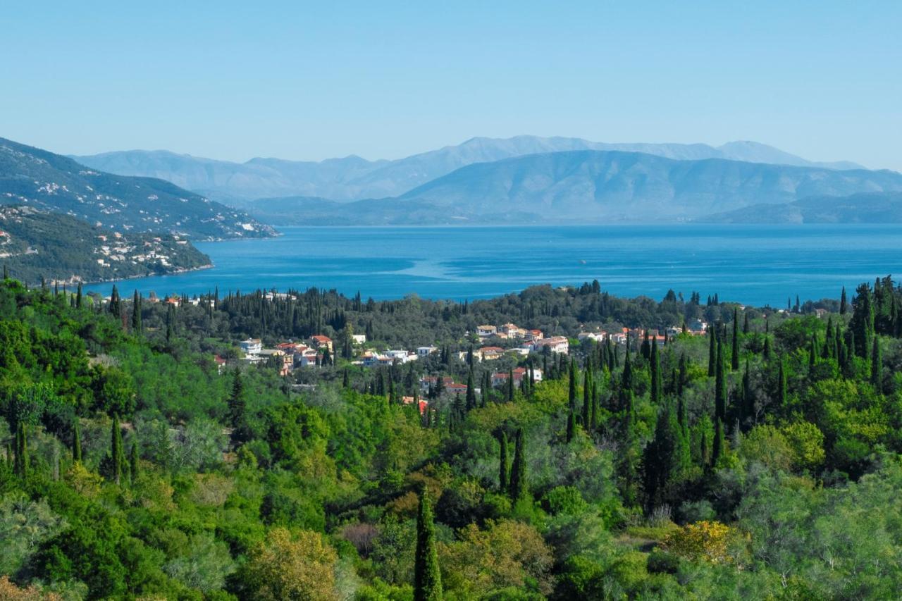 Ionian Sea View Villa By Whitedreamvillas Kato Korakiana Bagian luar foto